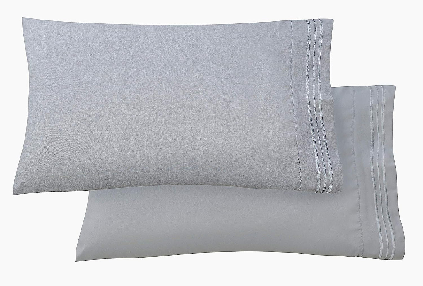 Mocassi 1500 Series 2-Piece 3 Line Pillowcase Set