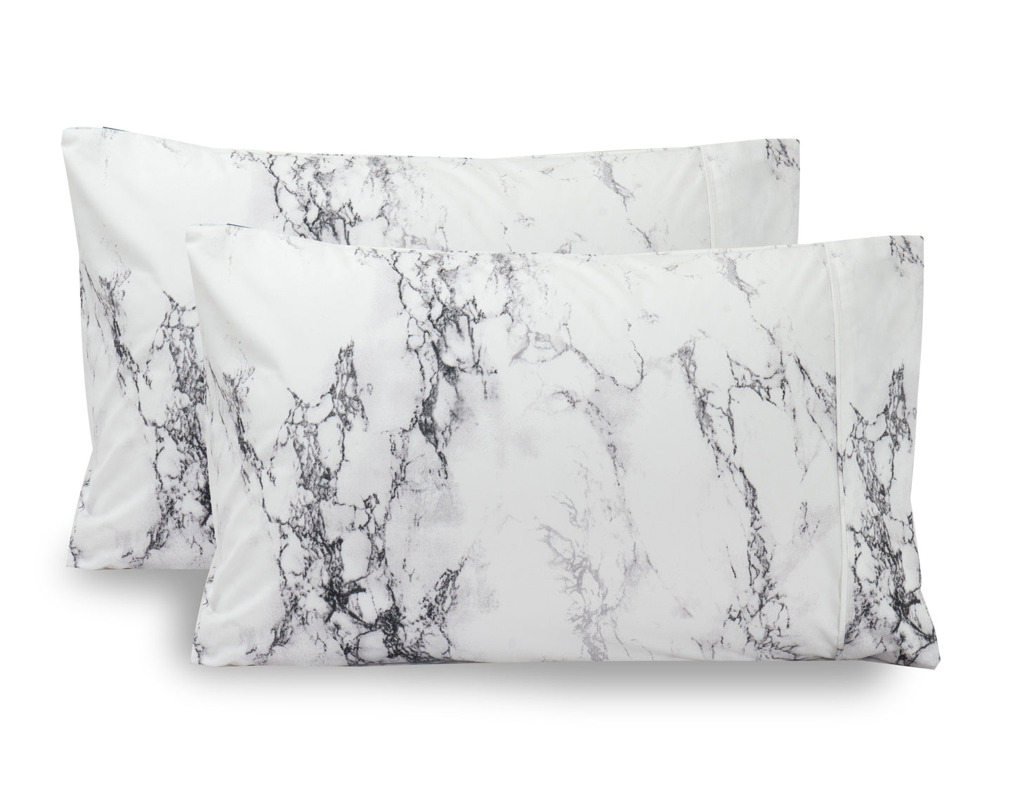 Mocassi 1500 Series 2-Pieces Marble Pattern Pillowcase Set