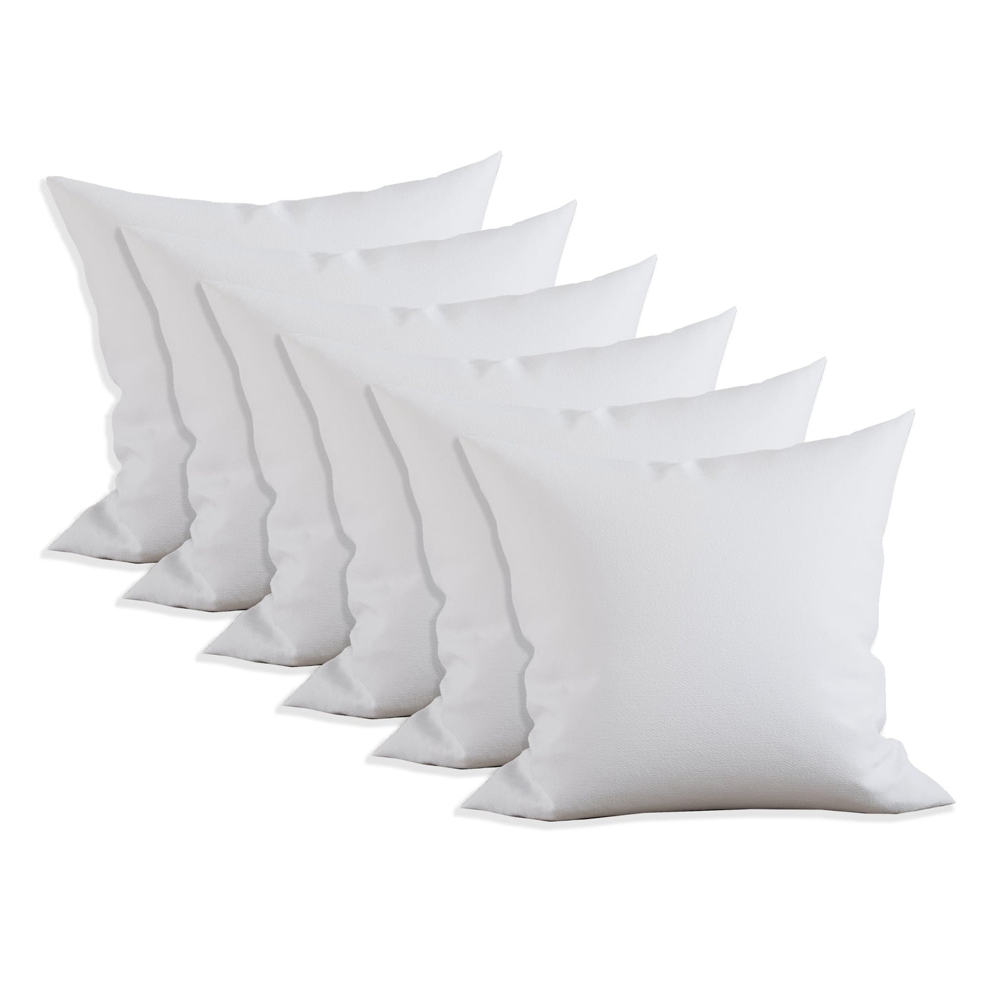 Mocassi Pillow Inserts - Poly-Cotton Shell Siliconized Fiber Filling