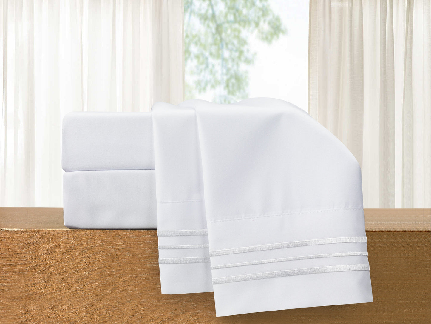 Mocassi 4 pieces RV Short Egyptian Quality Super Soft Wrinkle Resistant 1500 Series Sheet Set