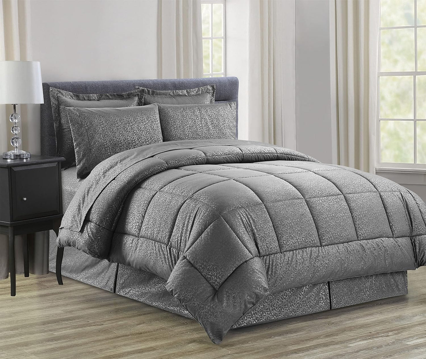 Mocassi 8-Piece Vine Comforter Set