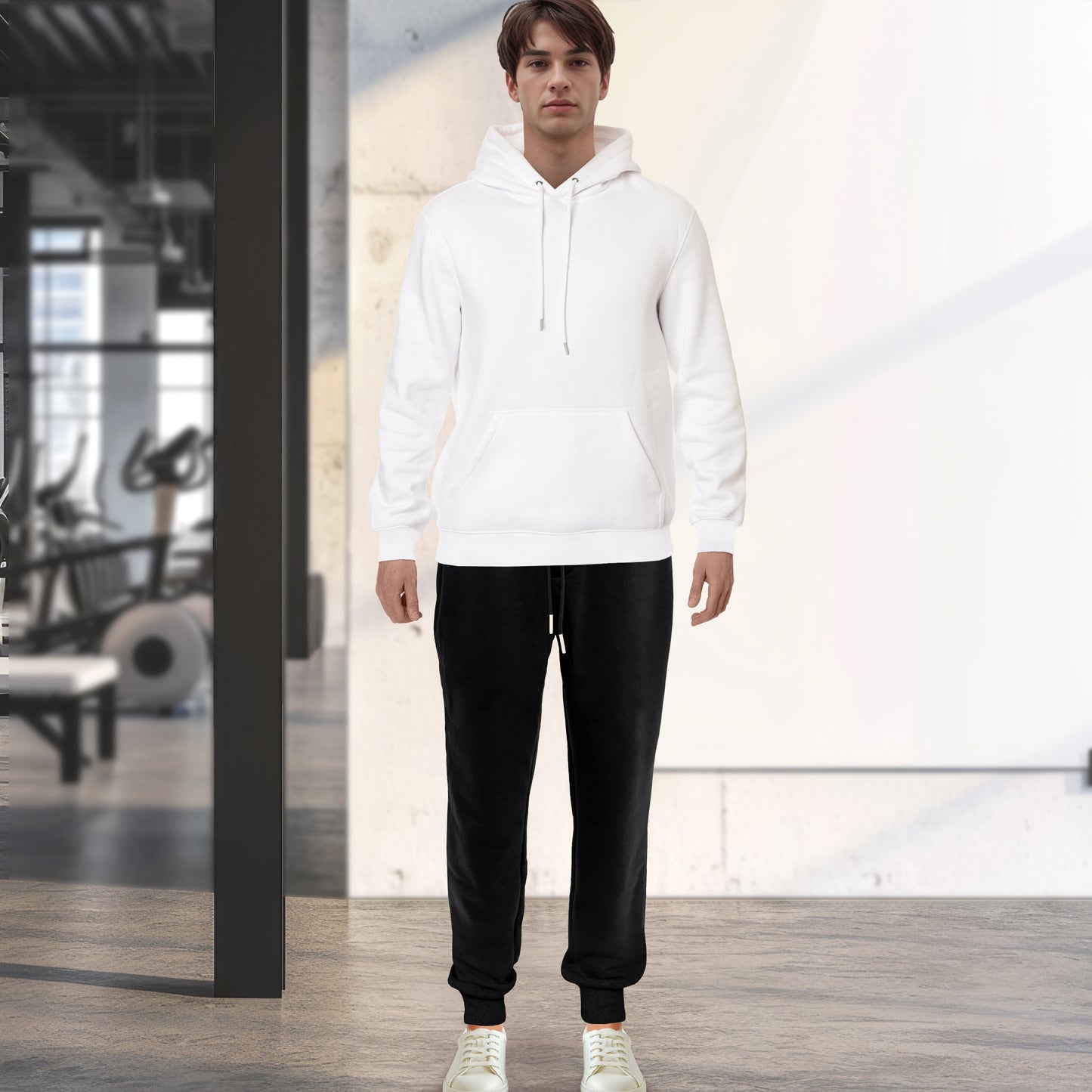 Mocassi Cotton Active Men Tracksuit 2 Piece Set Athletic Jogging Sweatsuits