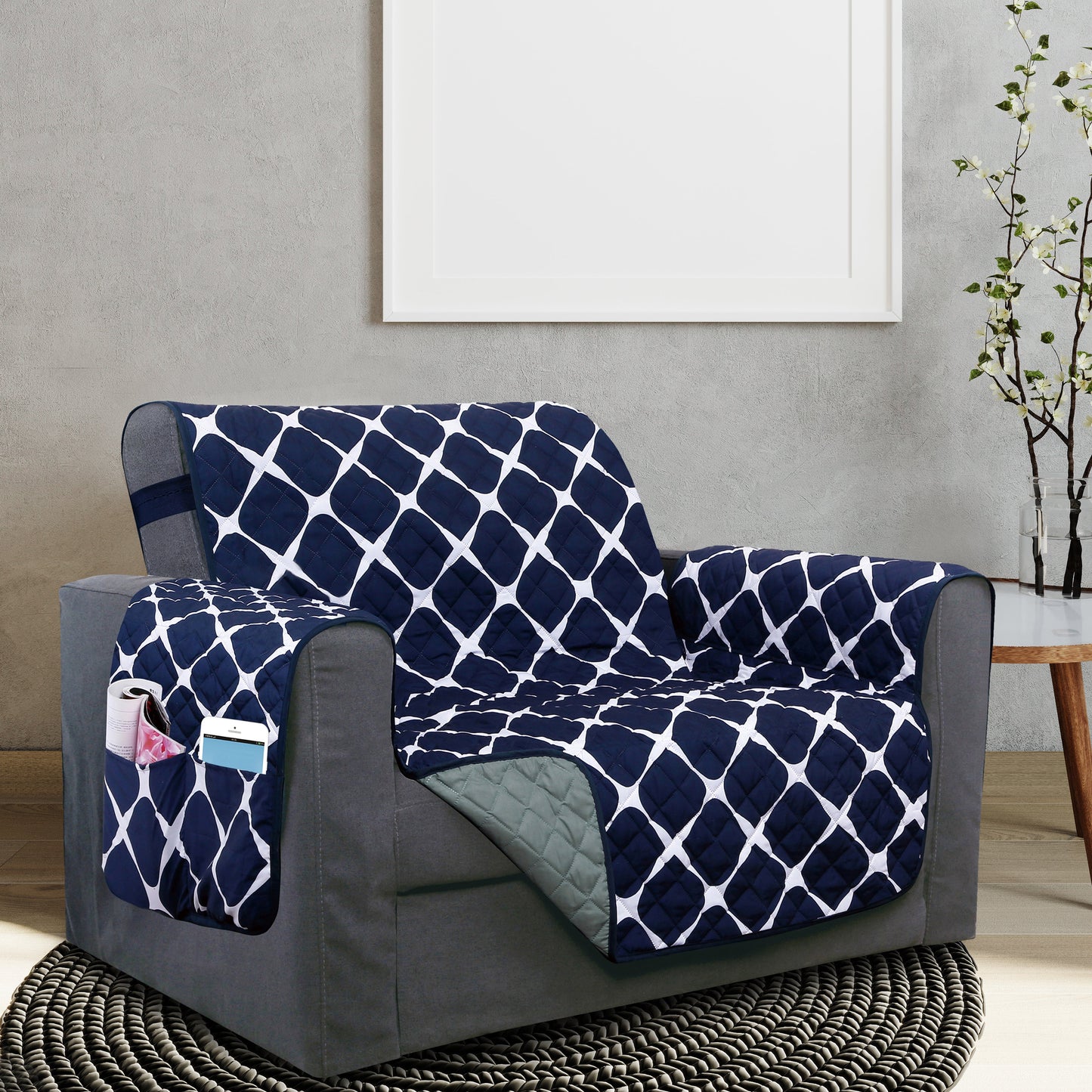 Mocassi Bloomingdale Design Reversible Smart Furniture Protectors