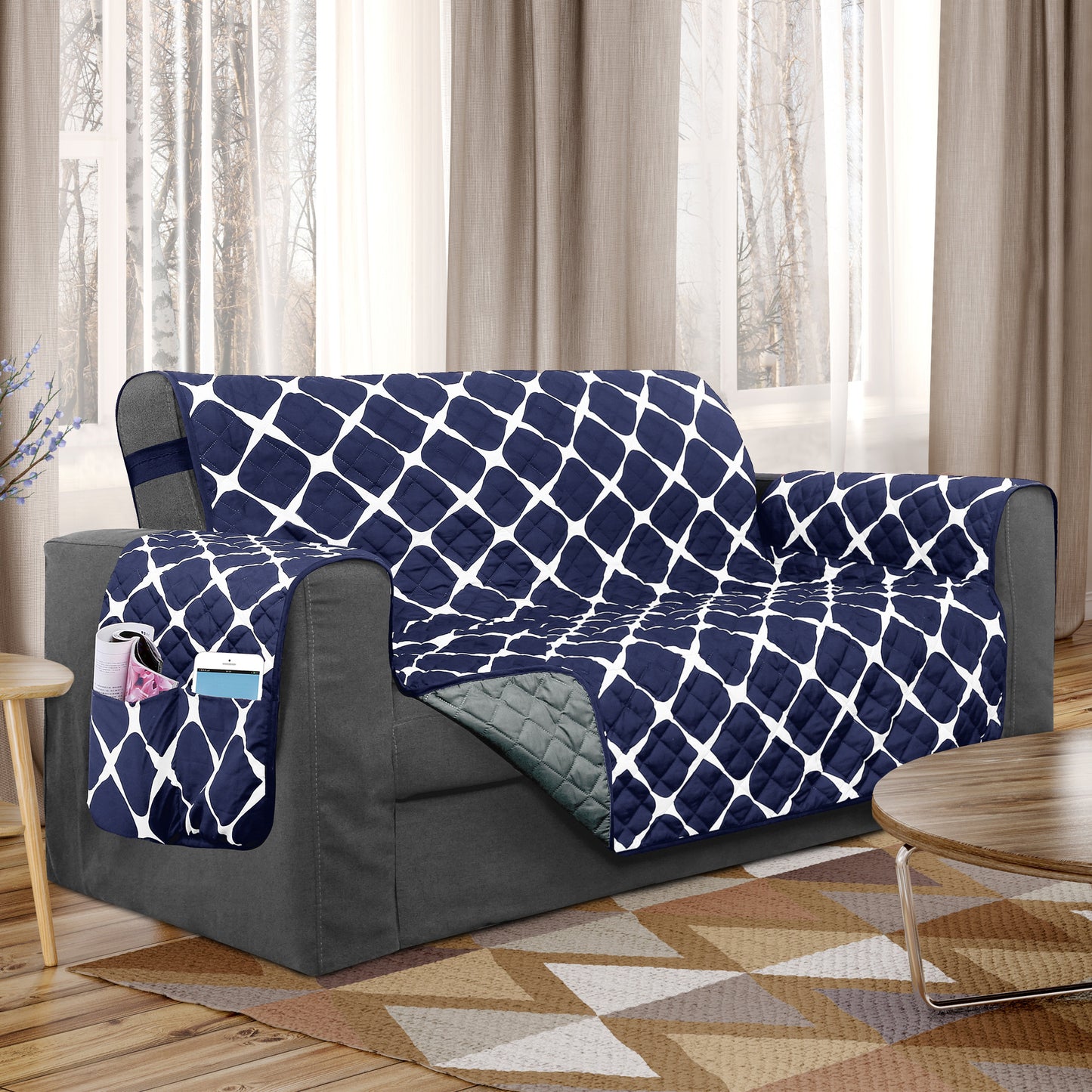 Mocassi Bloomingdale Design Reversible Smart Furniture Protectors