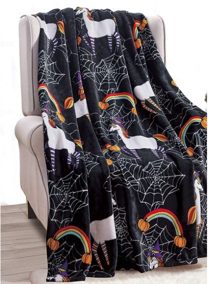 Mocassi Holiday Throw - Velvet Touch Printed Fleece 50 x 60inch.