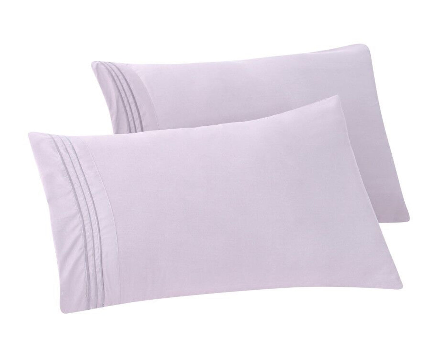Mocassi 1500 Series 2-Piece 3 Line Pillowcase Set