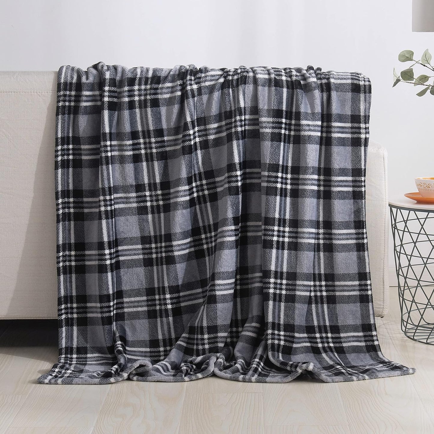 Mocassi Plush All Season Lightweight Throw Blanket - 50 x 60 inches