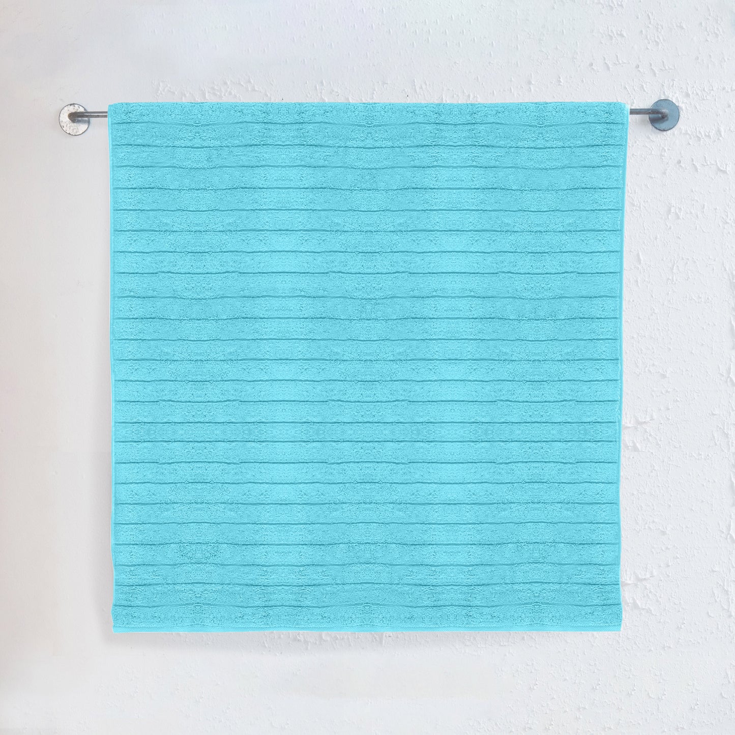 Mocassi 1-Piece Premium Turkish Cotton Corduroy Stripe Jumbo Towel, 35x 70 inch