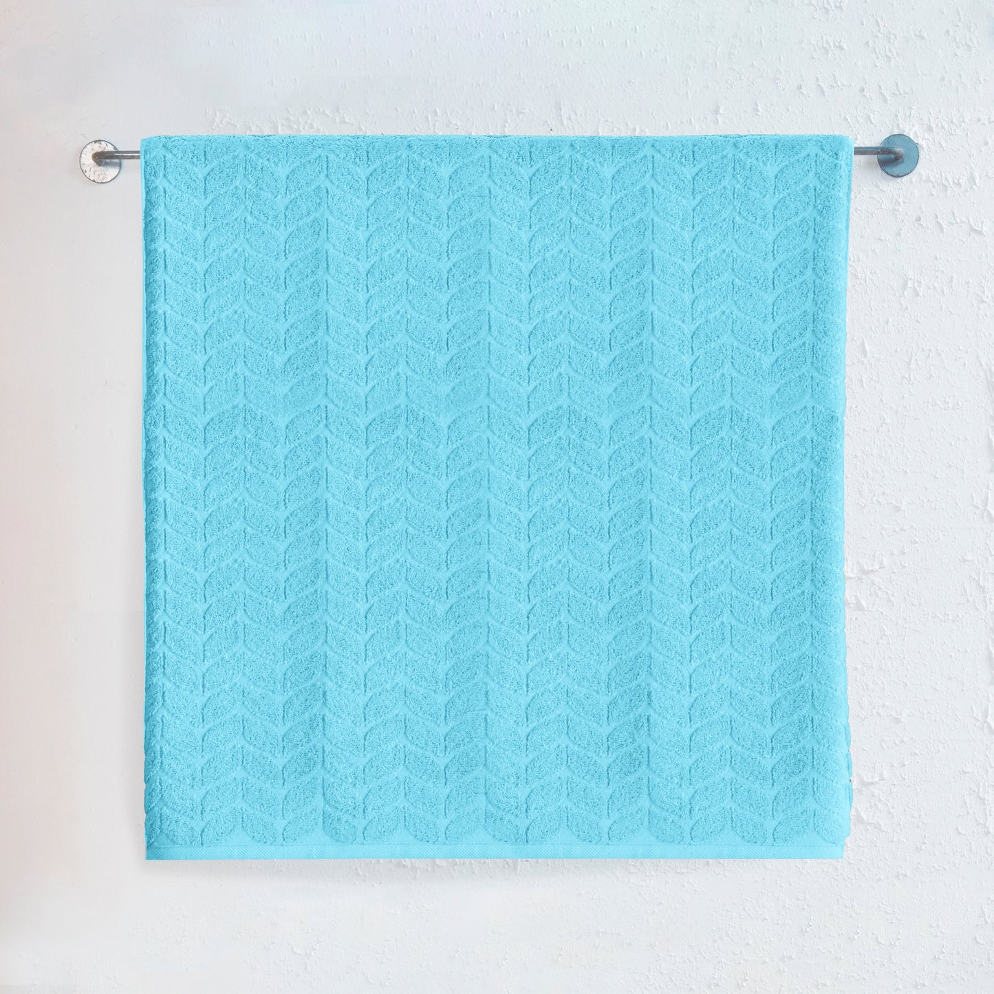 Mocassi 1-Piece Premium Turkish Cotton Braided Jumbo Towel, 35x 70 inch