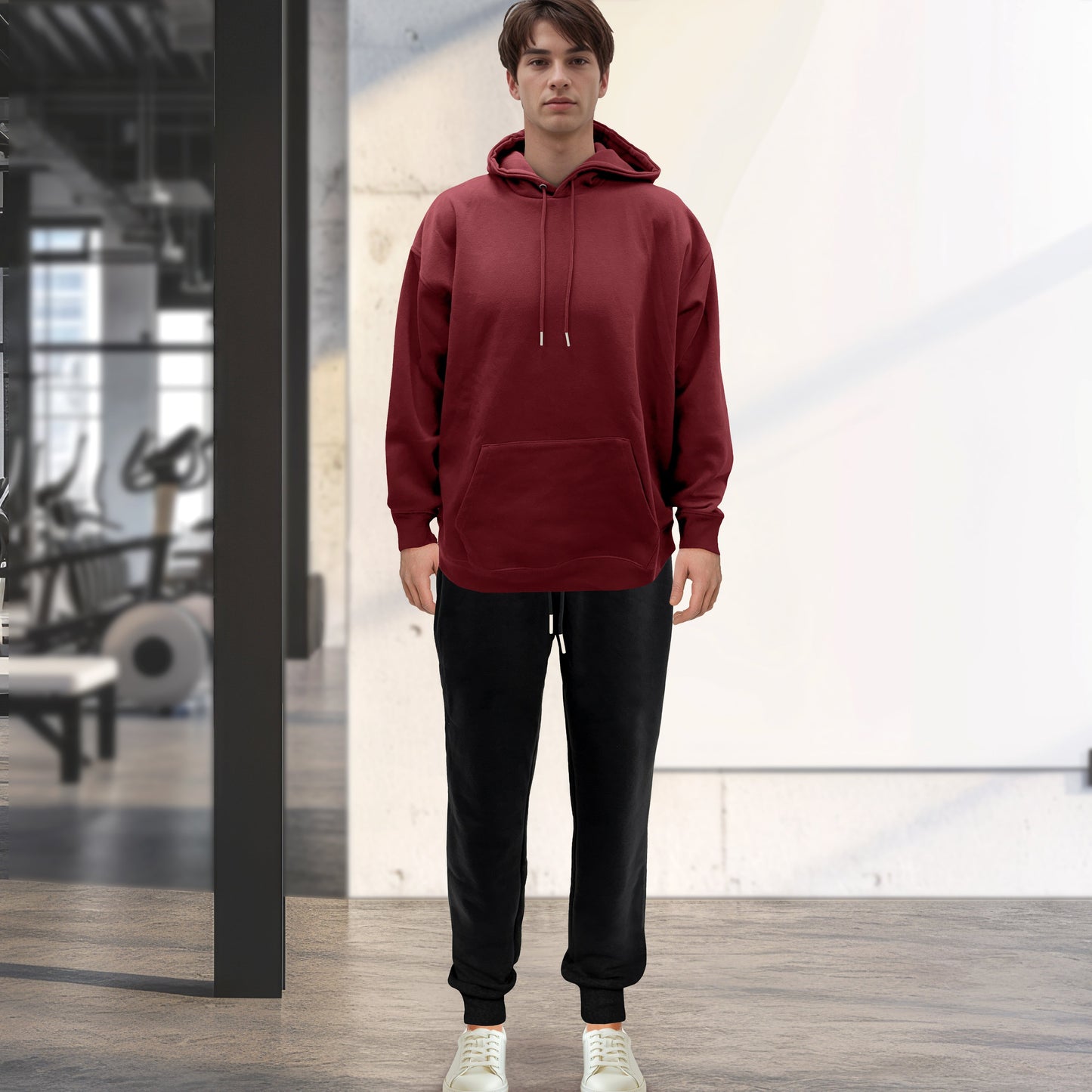 Mocassi Cotton Active Men Tracksuit 2 Piece Set Athletic Jogging Sweatsuits