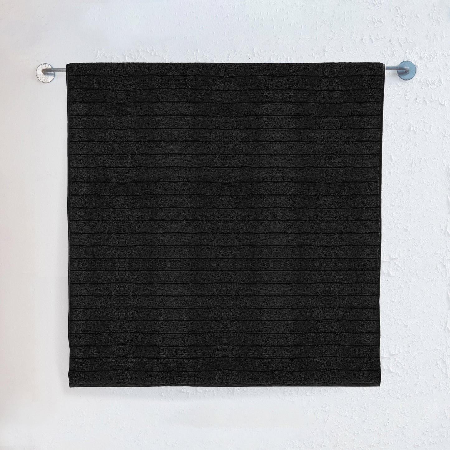 Mocassi 1-Piece Premium Turkish Cotton Corduroy Stripe Jumbo Towel, 35x 70 inch