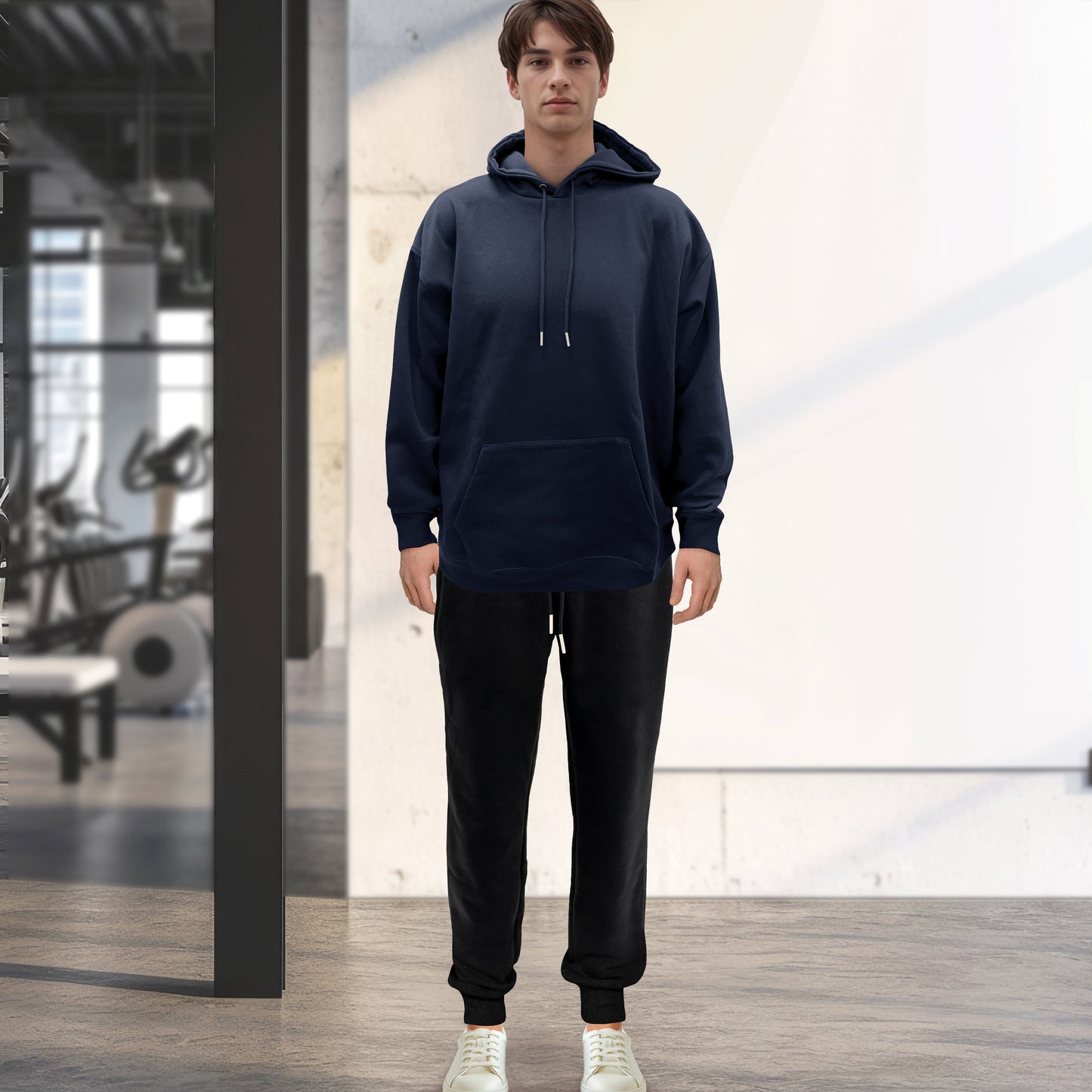 Mocassi Cotton Active Men Tracksuit 2 Piece Set Athletic Jogging Sweatsuits