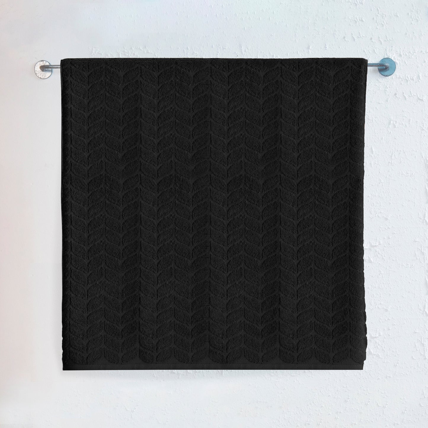 Mocassi 1-Piece Premium Turkish Cotton Braided Jumbo Towel, 35x 70 inch