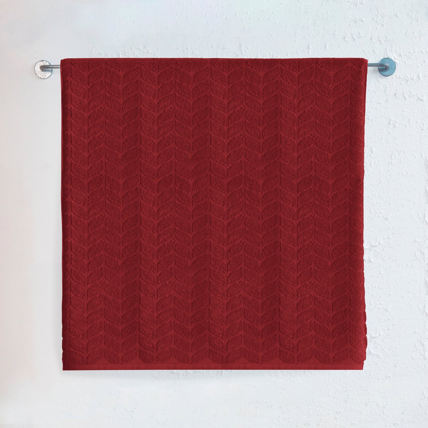 Mocassi 1-Piece Premium Turkish Cotton Braided Jumbo Towel, 35x 70 inch