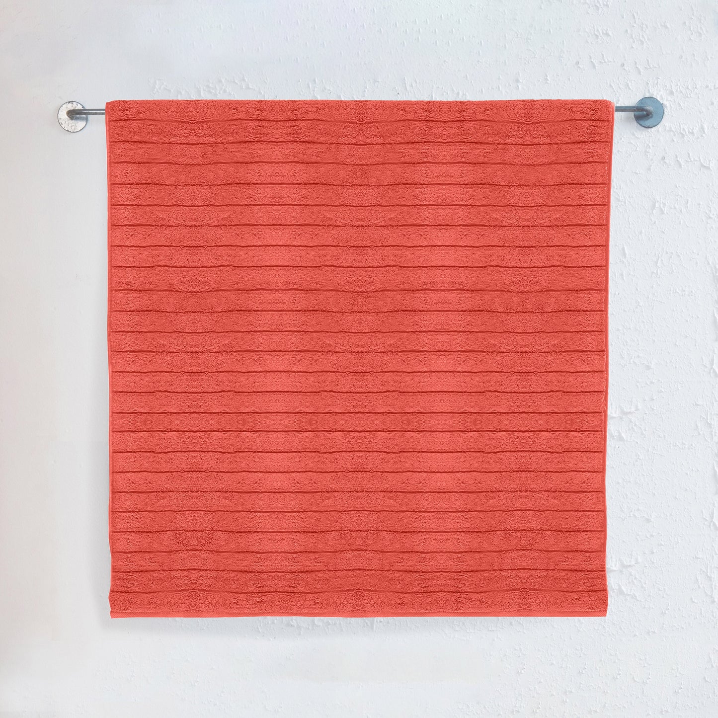 Mocassi 1-Piece Premium Turkish Cotton Corduroy Stripe Jumbo Towel, 35x 70 inch