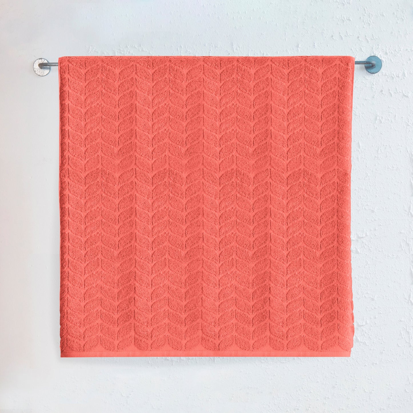 Mocassi 1-Piece Premium Turkish Cotton Braided Jumbo Towel, 35x 70 inch