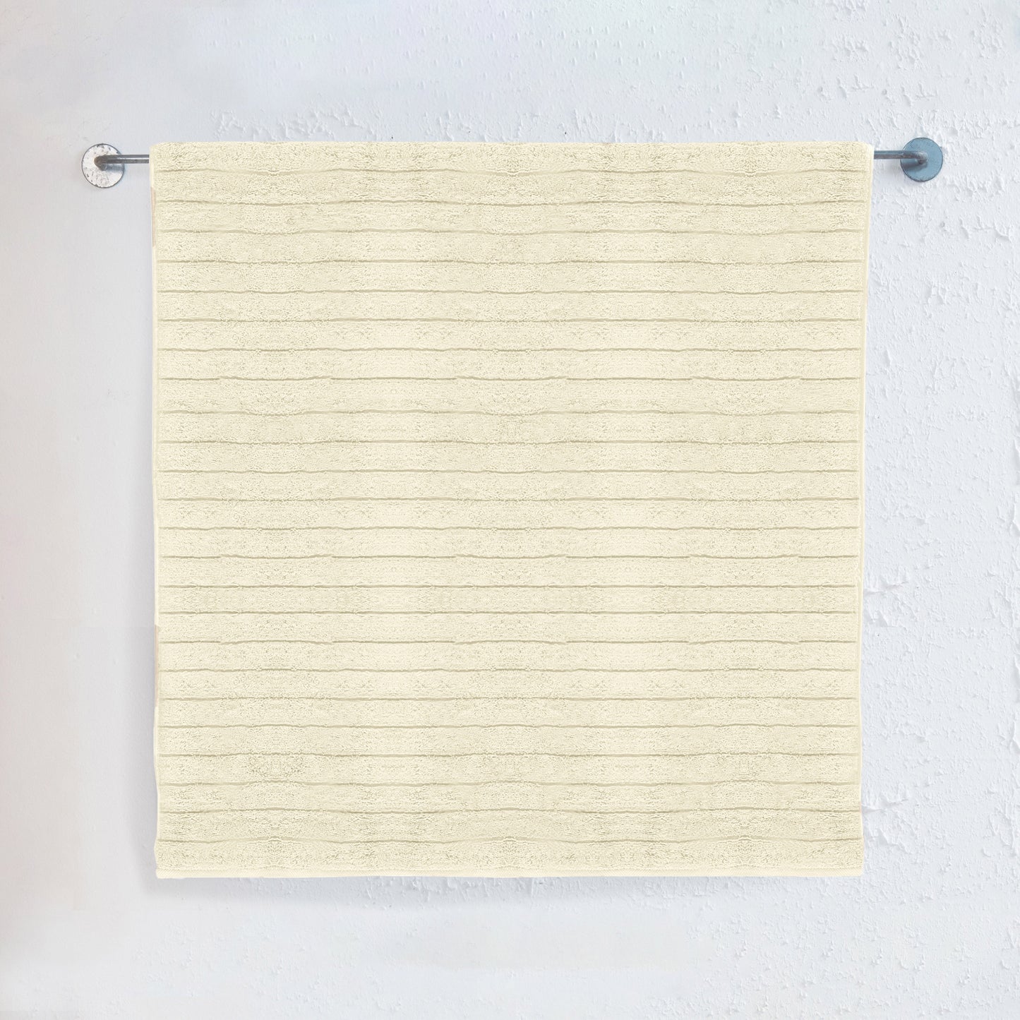 Mocassi 1-Piece Premium Turkish Cotton Corduroy Stripe Jumbo Towel, 35x 70 inch