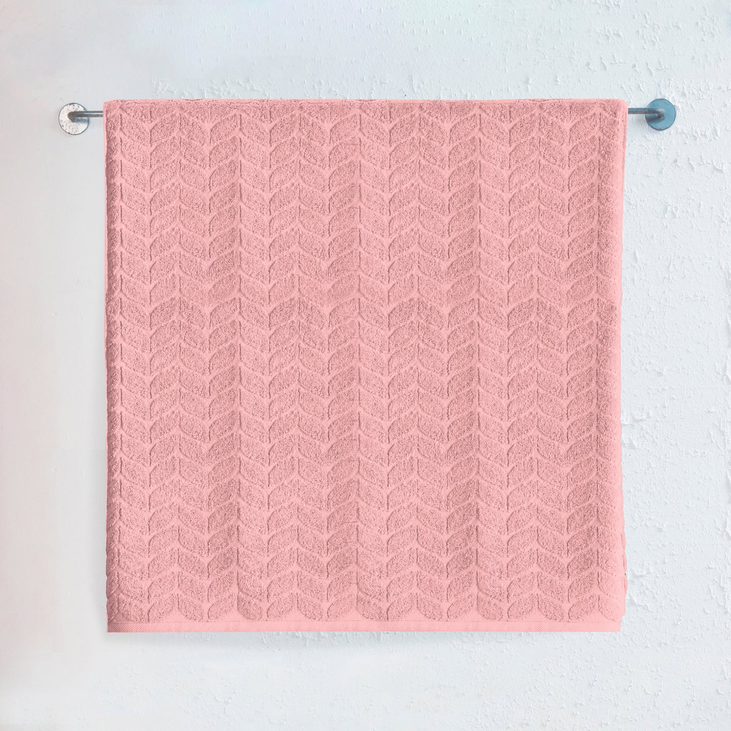 Mocassi 1-Piece Premium Turkish Cotton Braided Jumbo Towel, 35x 70 inch