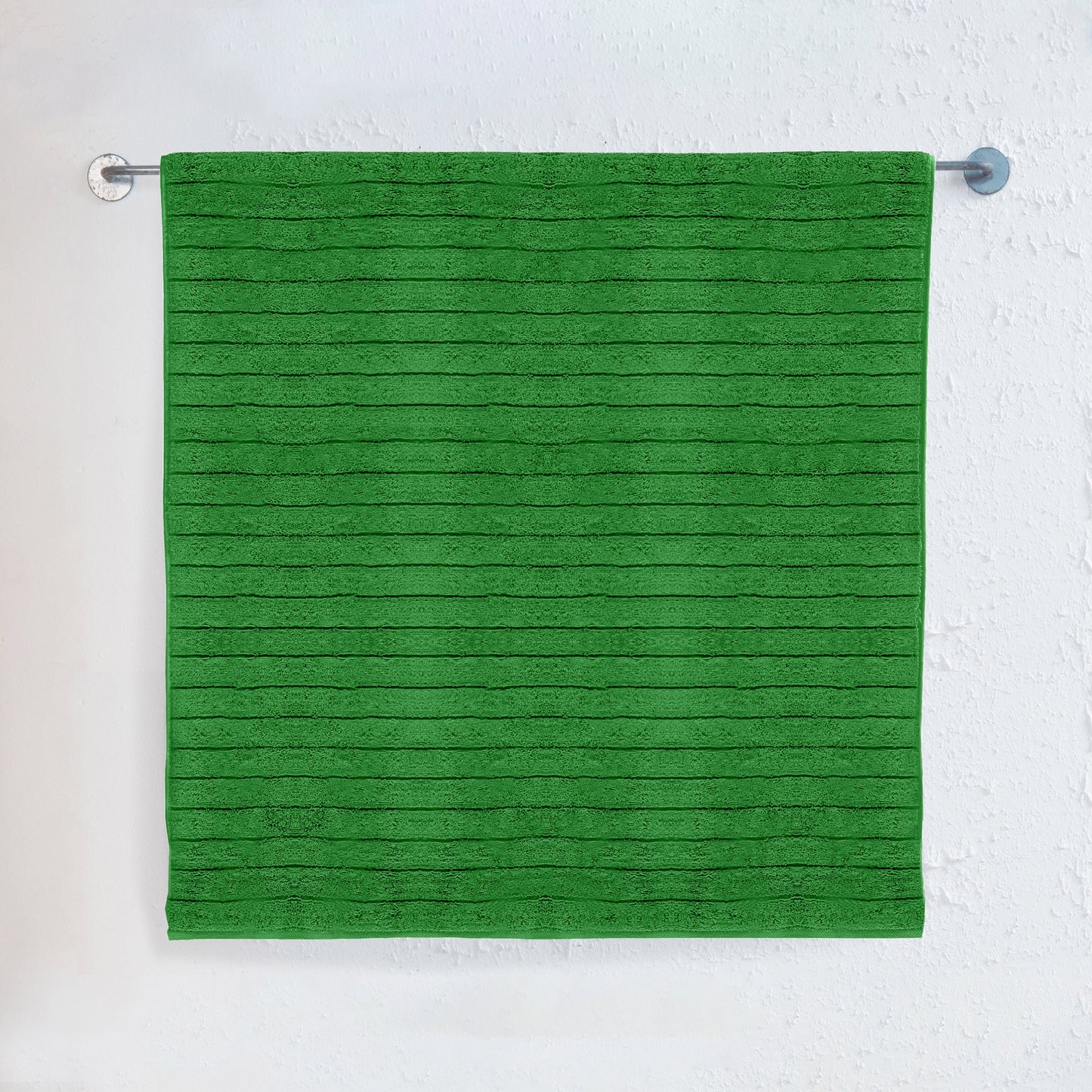 Mocassi 1-Piece Premium Turkish Cotton Corduroy Stripe Jumbo Towel, 35x 70 inch