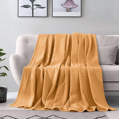 Mocassi Cotton Waffle Blanket