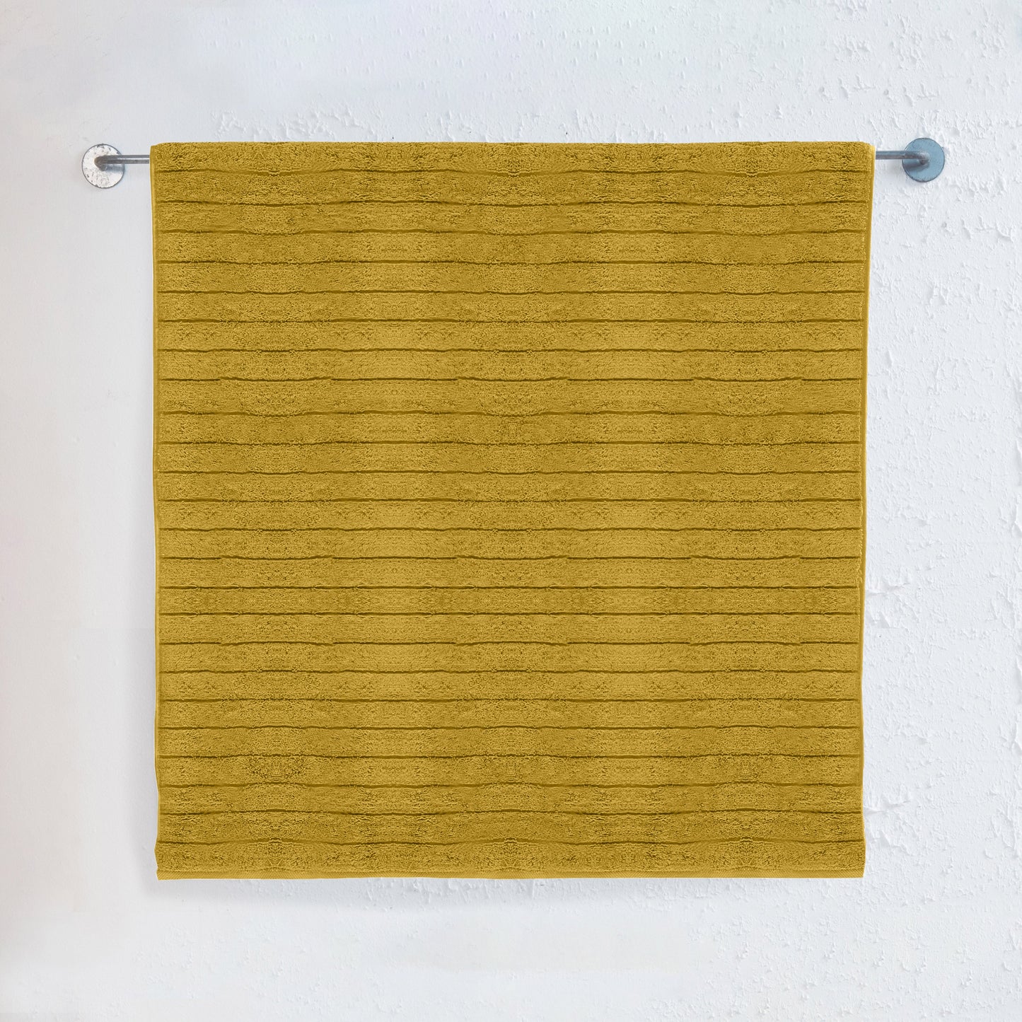 Mocassi 1-Piece Premium Turkish Cotton Corduroy Stripe Jumbo Towel, 35x 70 inch