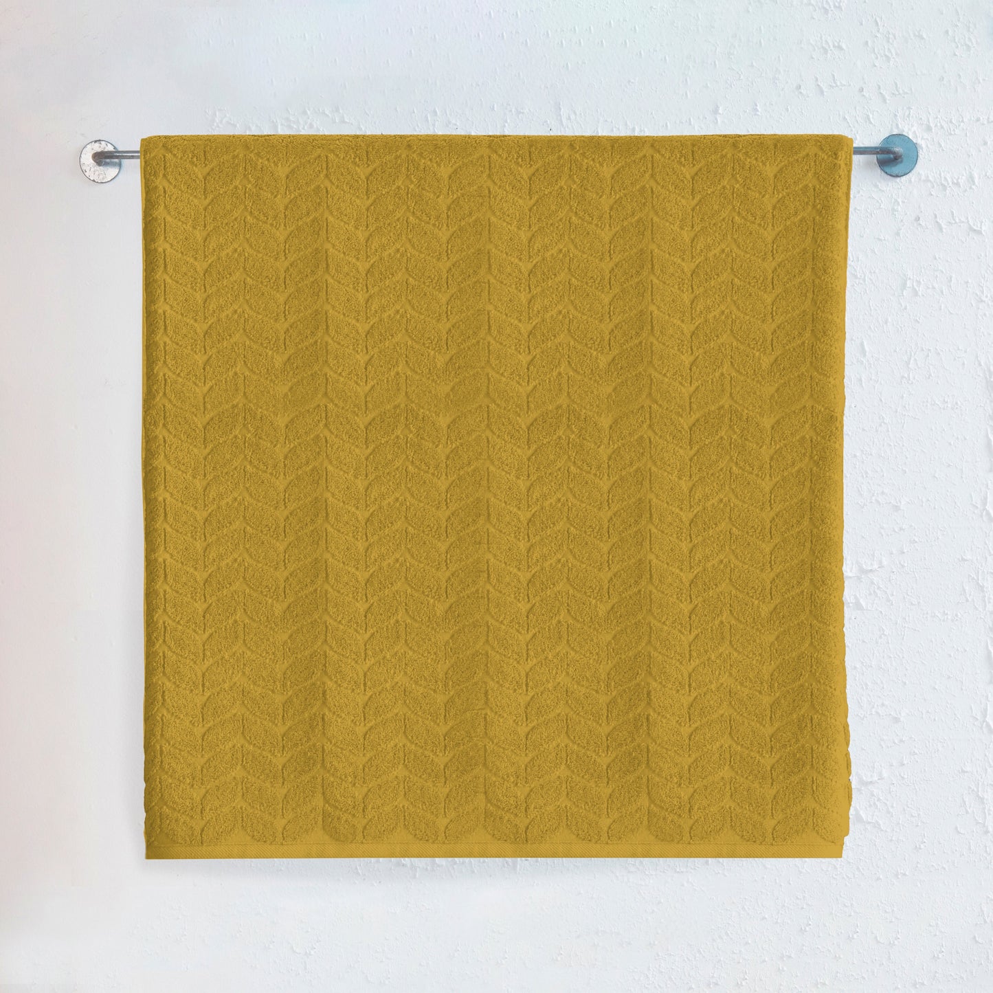 Mocassi 1-Piece Premium Turkish Cotton Braided Jumbo Towel, 35x 70 inch