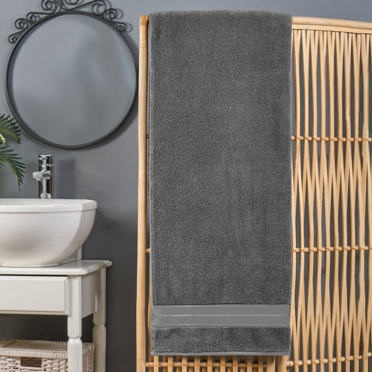 Mocassi 1-Piece Premium Turkish Cotton Three Line Popcorn Oversized Bath Sheet Towel 40 x 80 Inch