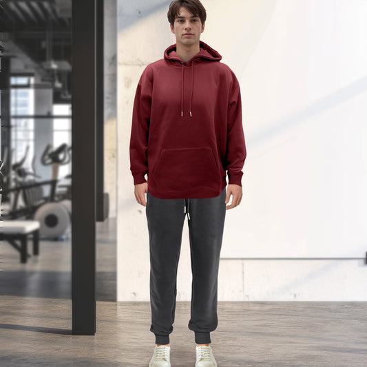Mocassi Cotton Active Men Tracksuit 2 Piece Set Athletic Jogging Sweatsuits