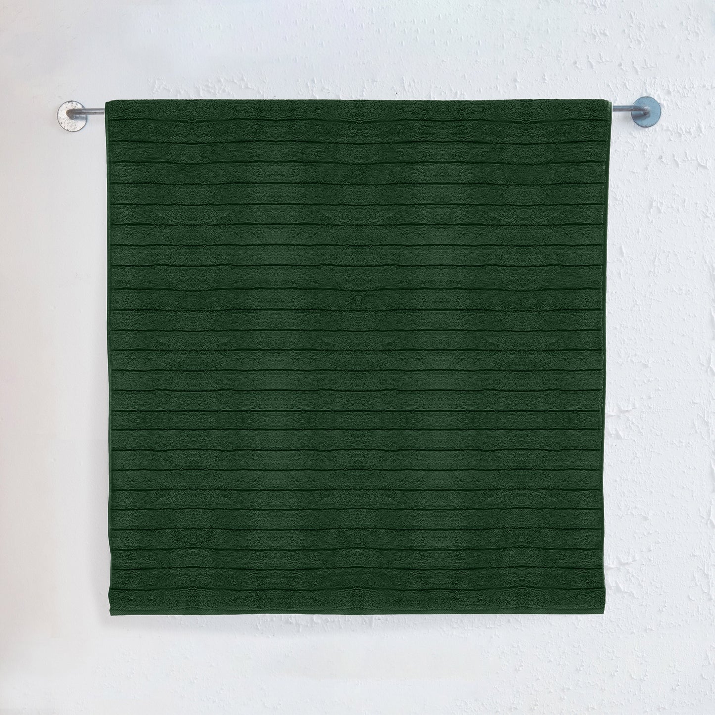 Mocassi 1-Piece Premium Turkish Cotton Corduroy Stripe Jumbo Towel, 35x 70 inch