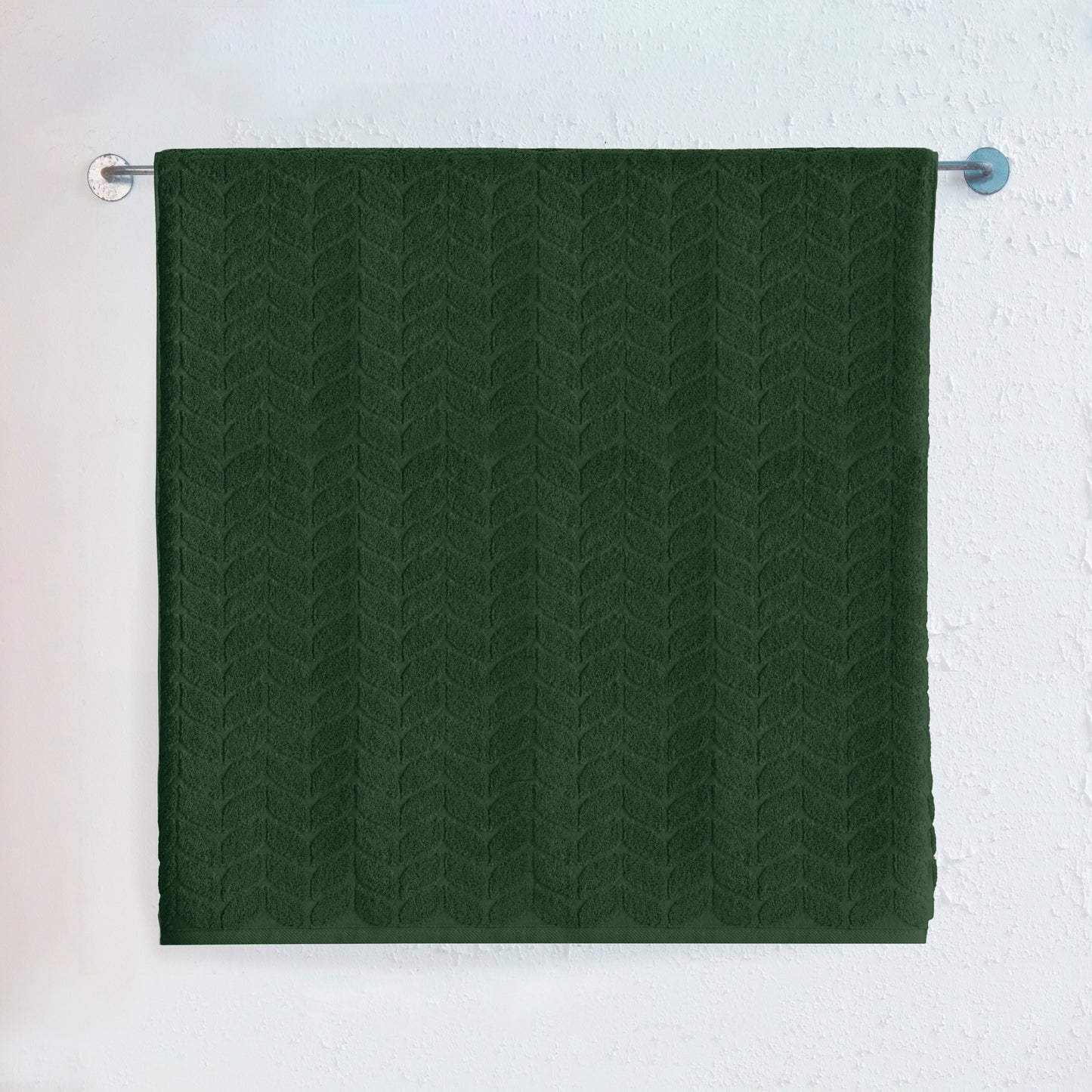 Mocassi 1-Piece Premium Turkish Cotton Braided Jumbo Towel, 35x 70 inch