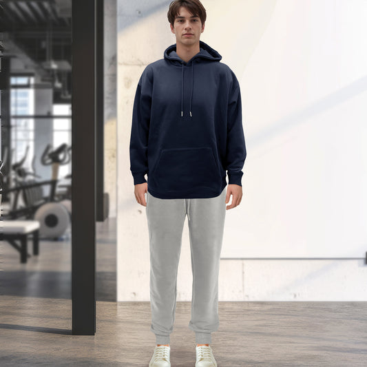 Mocassi Cotton Active Men Tracksuit 2 Piece Set Athletic Jogging Sweatsuits