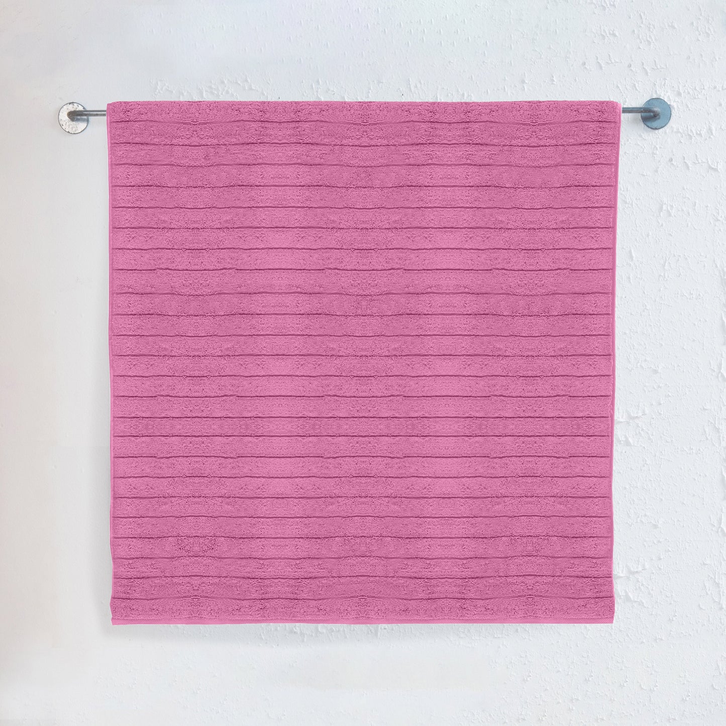 Mocassi 1-Piece Premium Turkish Cotton Corduroy Stripe Jumbo Towel, 35x 70 inch