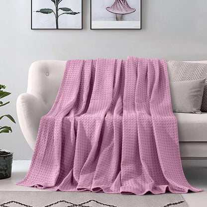 Mocassi Cotton Waffle Blanket