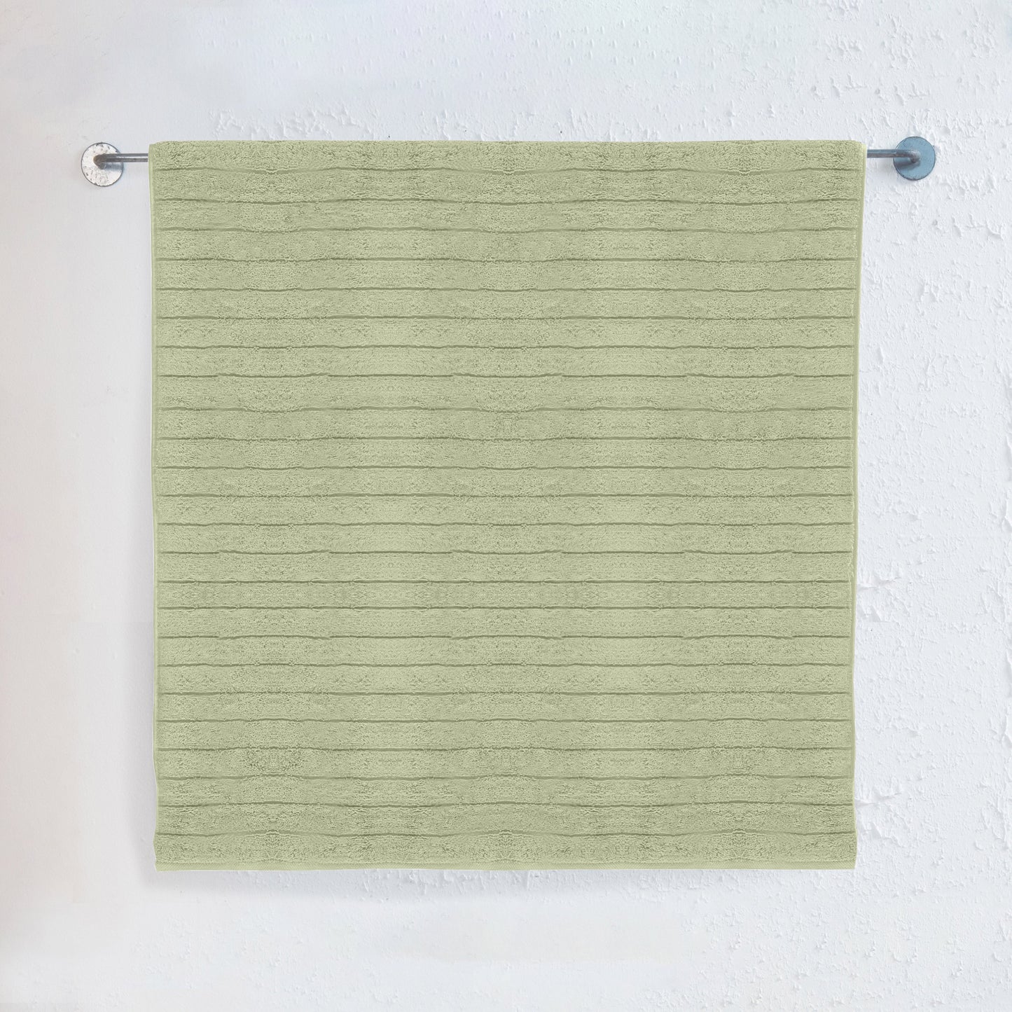 Mocassi 1-Piece Premium Turkish Cotton Corduroy Stripe Jumbo Towel, 35x 70 inch