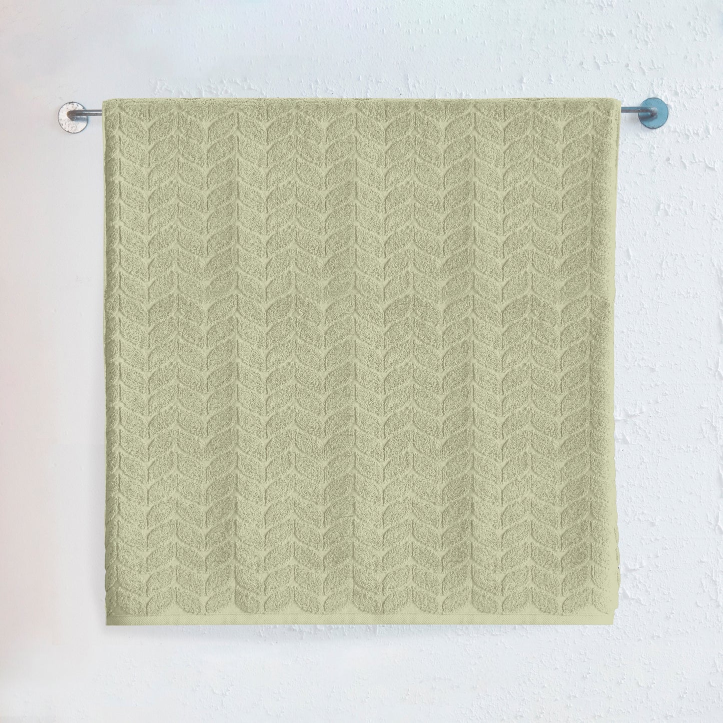 Mocassi 1-Piece Premium Turkish Cotton Braided Jumbo Towel, 35x 70 inch