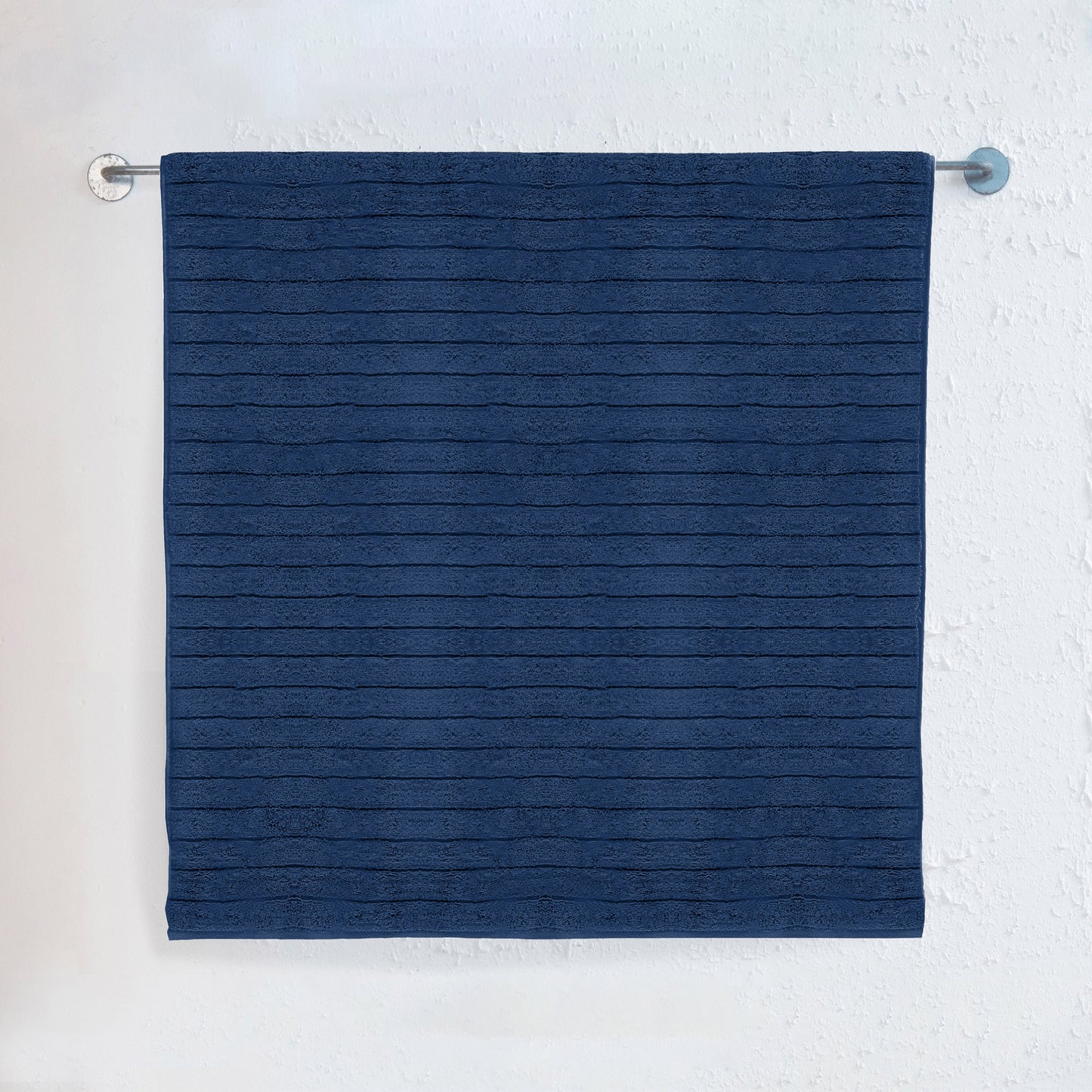 Mocassi 1-Piece Premium Turkish Cotton Corduroy Stripe Jumbo Towel, 35x 70 inch