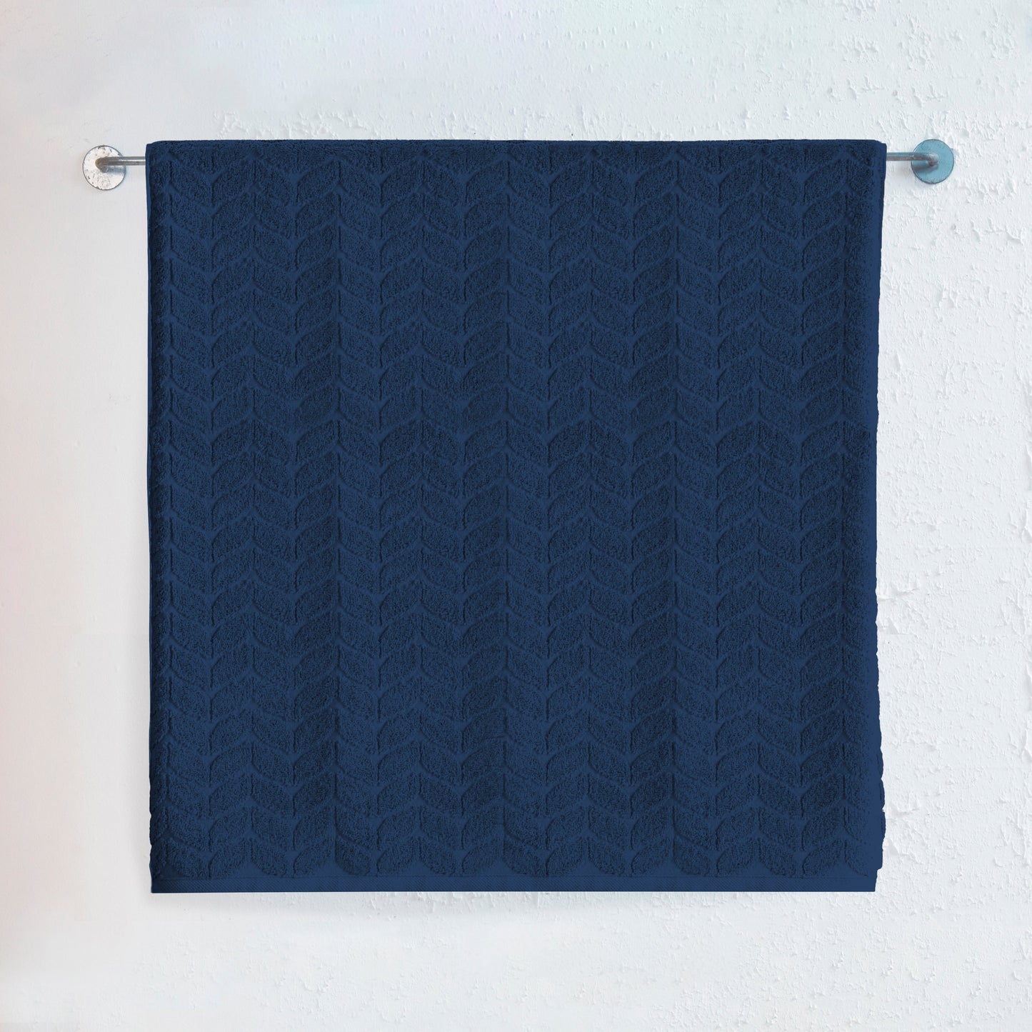 Mocassi 1-Piece Premium Turkish Cotton Braided Jumbo Towel, 35x 70 inch