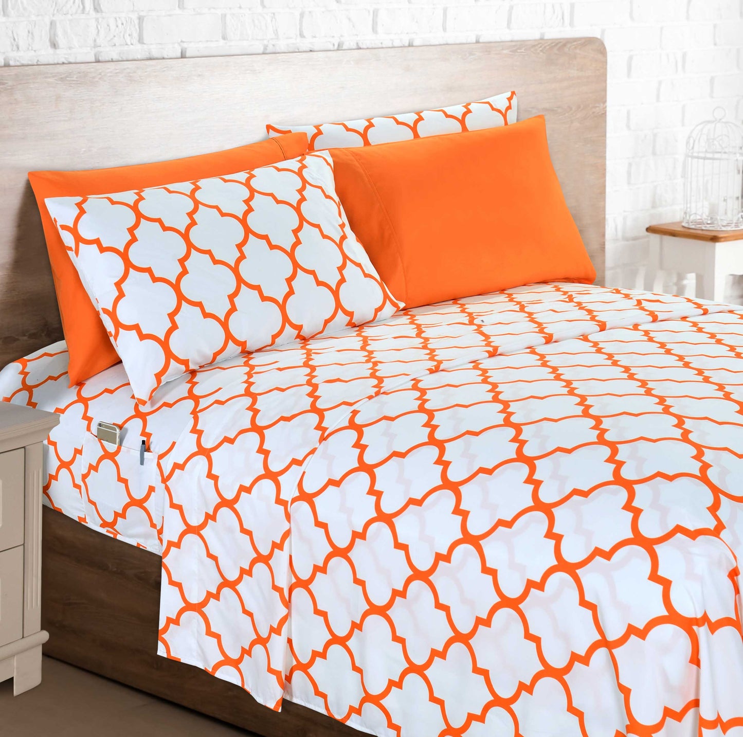 Mocassi 6-Piece Quatrefoil Pattern Sheet Set