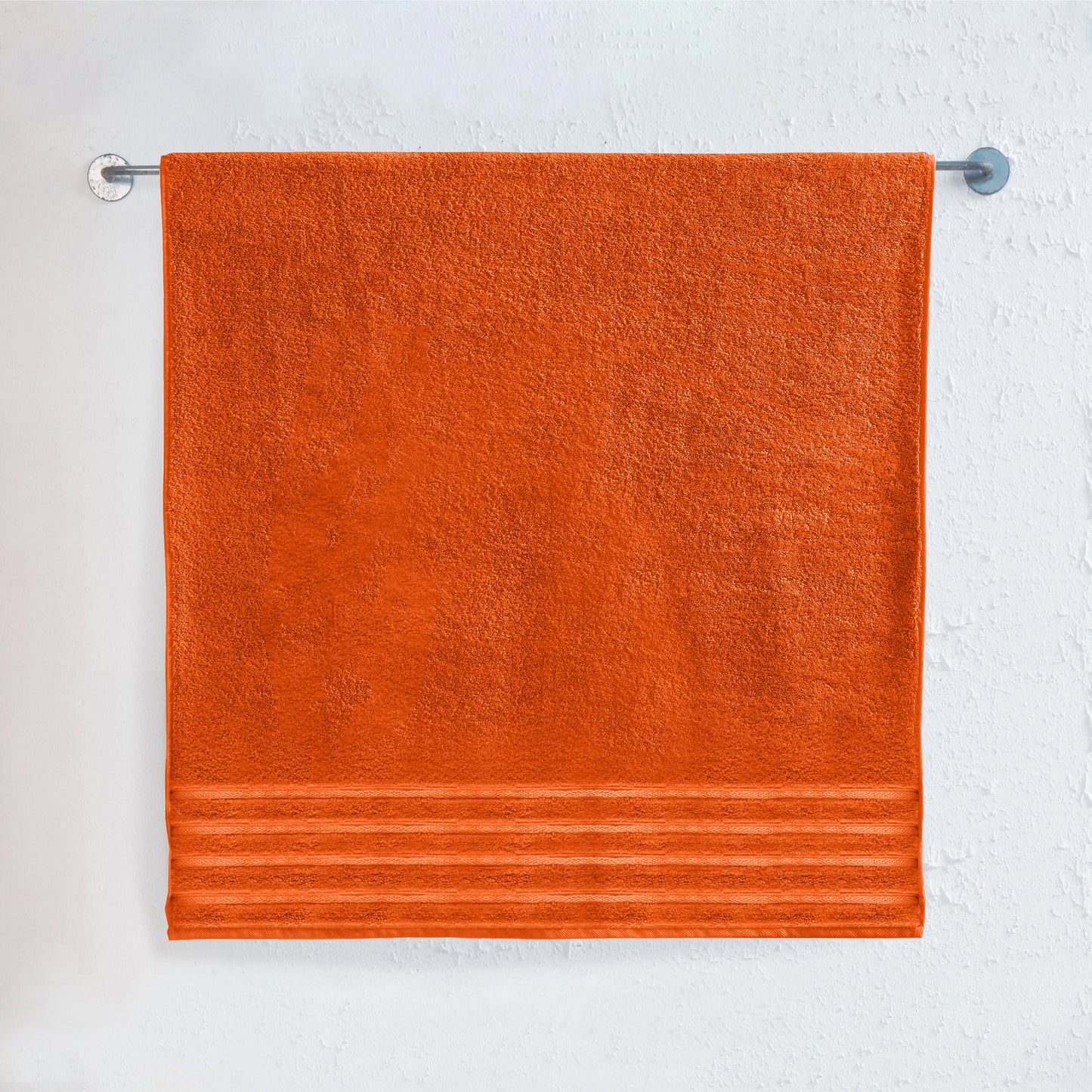 Mocassi 1-Piece Premium Turkish Cotton 4 Lines Stripe Jumbo Towel, 35x 70 inch