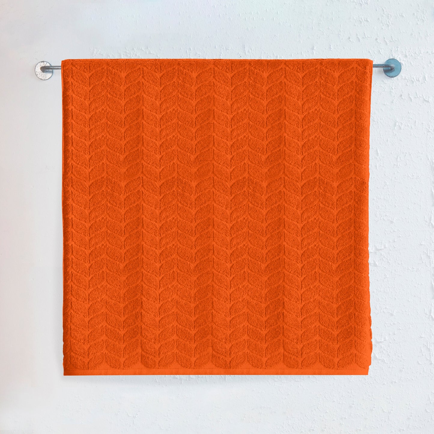 Mocassi 1-Piece Premium Turkish Cotton Braided Jumbo Towel, 35x 70 inch