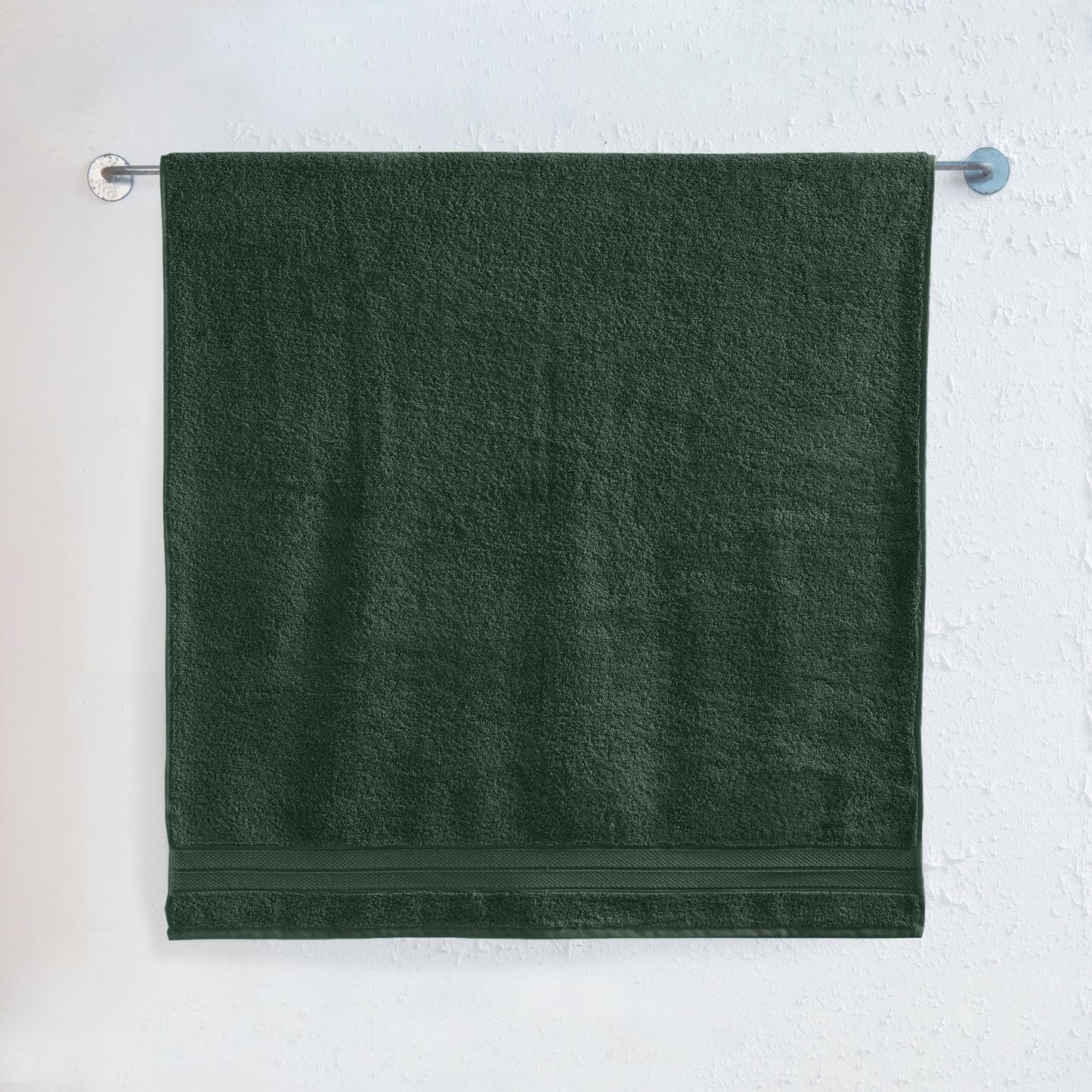 Mocassi 1 Piece Premium Turkish Cotton Three Line Popcorn Jumbo Towel, 35x 70 inch