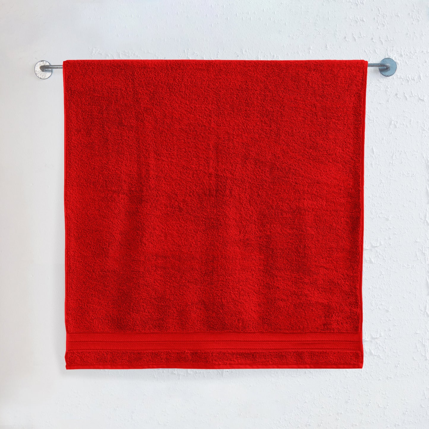 Mocassi 1 Piece Premium Turkish Cotton Three Line Popcorn Jumbo Towel, 35x 70 inch