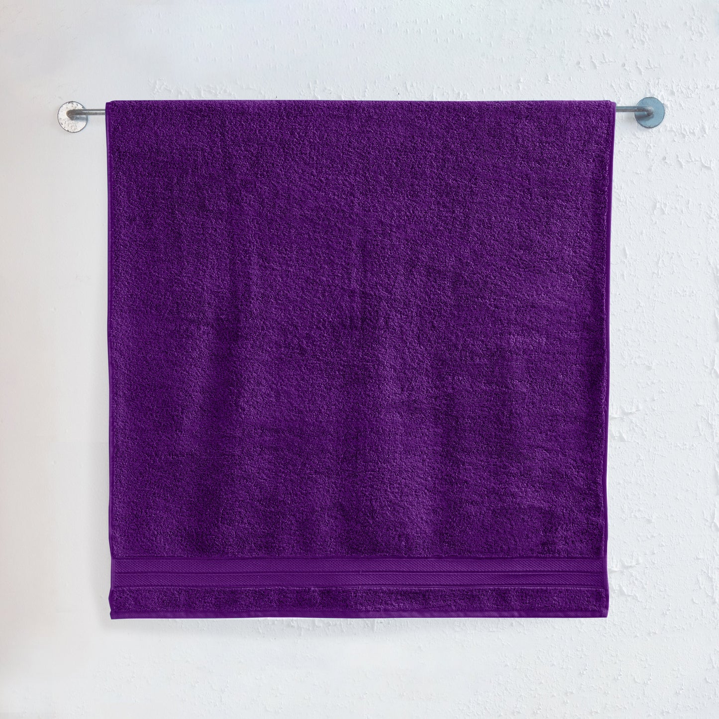 Mocassi 1 Piece Premium Turkish Cotton Three Line Popcorn Jumbo Towel, 35x 70 inch