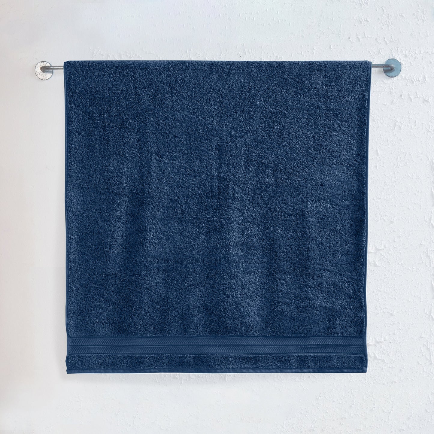 Mocassi 1 Piece Premium Turkish Cotton Three Line Popcorn Jumbo Towel, 35x 70 inch