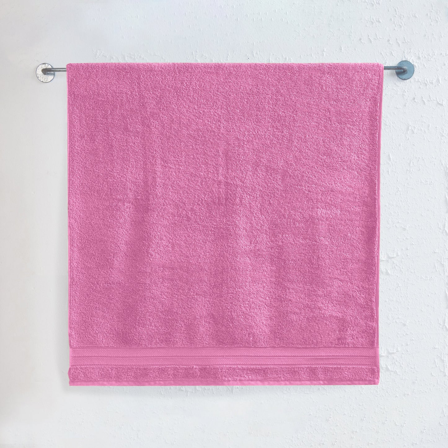 Mocassi 1 Piece Premium Turkish Cotton Three Line Popcorn Jumbo Towel, 35x 70 inch