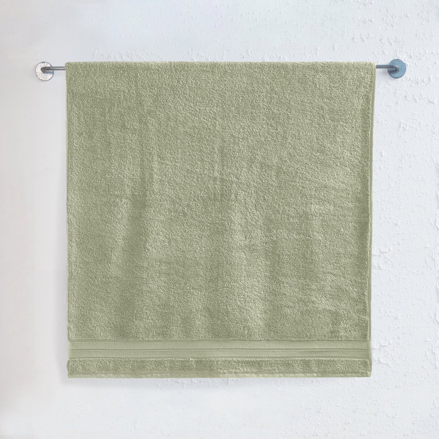 Mocassi 1 Piece Premium Turkish Cotton Three Line Popcorn Jumbo Towel, 35x 70 inch