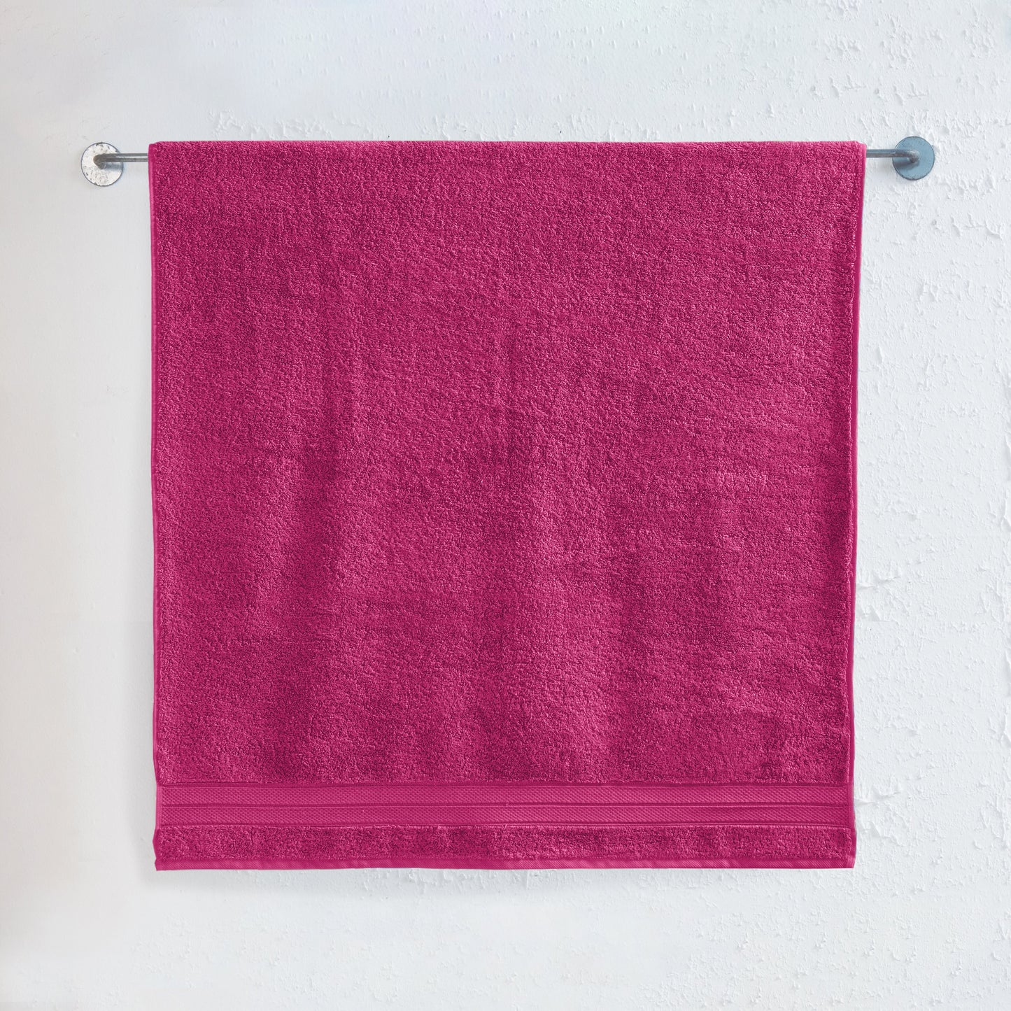 Mocassi 1 Piece Premium Turkish Cotton Three Line Popcorn Jumbo Towel, 35x 70 inch