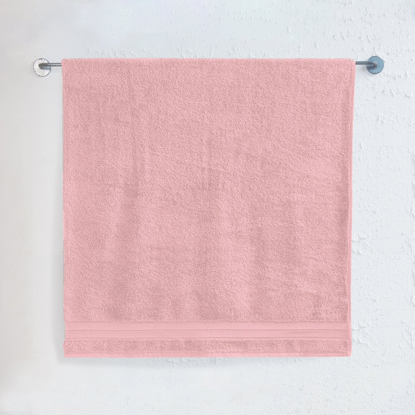 Mocassi 1 Piece Premium Turkish Cotton Three Line Popcorn Jumbo Towel, 35x 70 inch