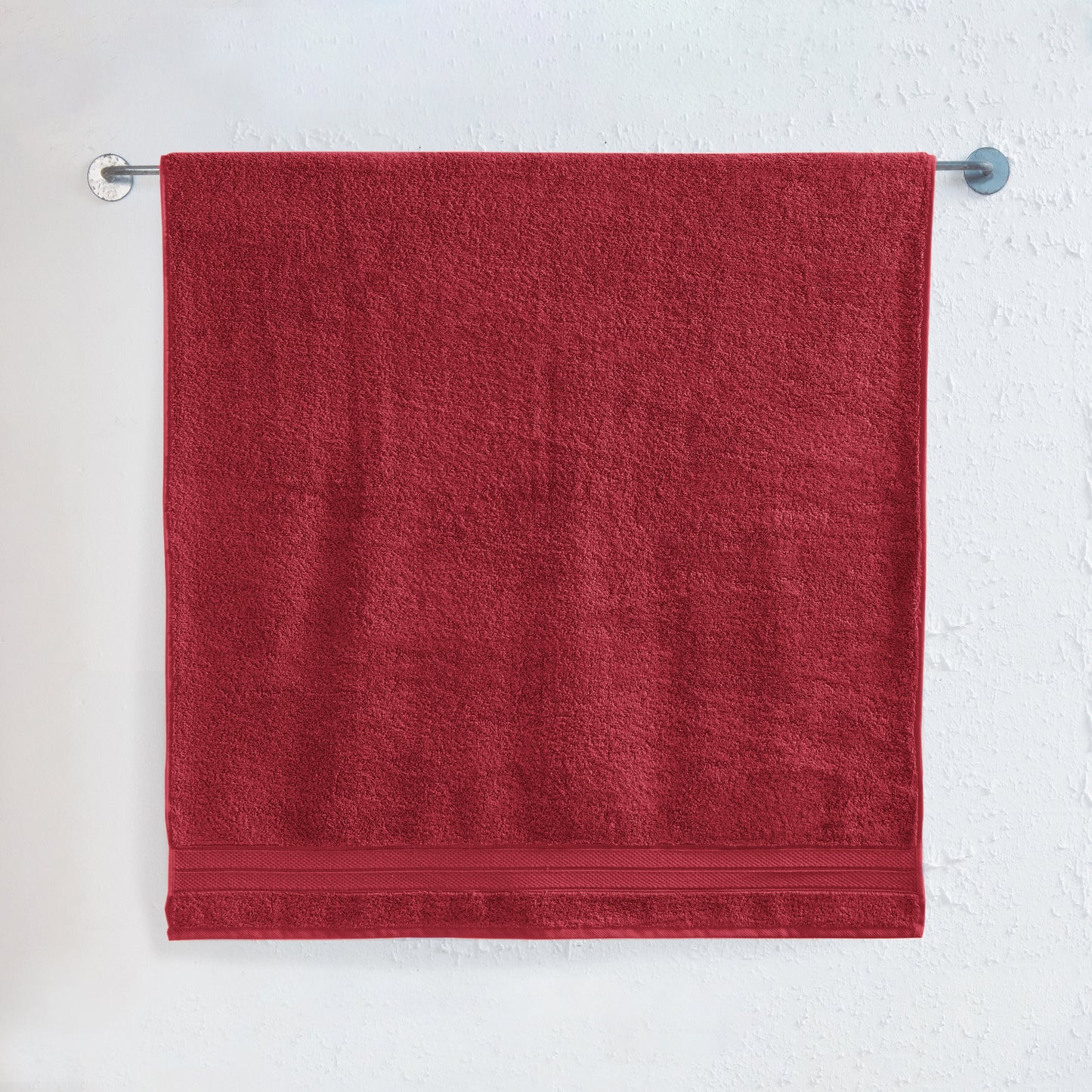 Mocassi 1 Piece Premium Turkish Cotton Three Line Popcorn Jumbo Towel, 35x 70 inch