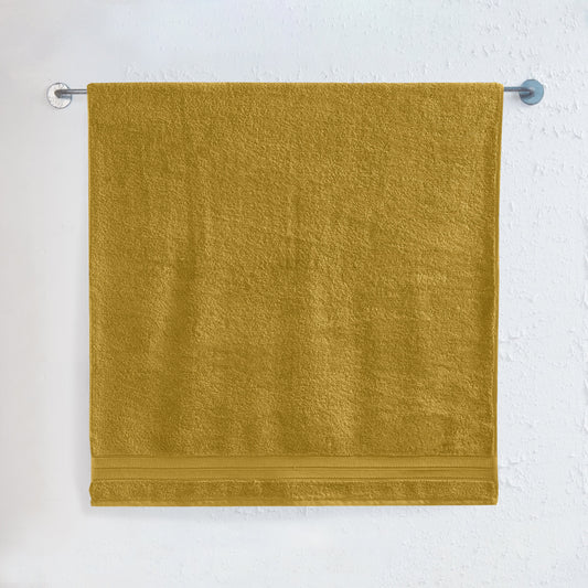 Mocassi 1 Piece Premium Turkish Cotton Three Line Popcorn Jumbo Towel, 35x 70 inch